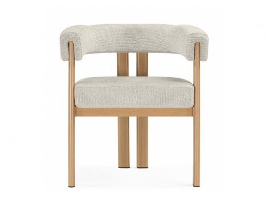 Стул на металлокаркасе Selma бежевый / бук в Набережных Челнах