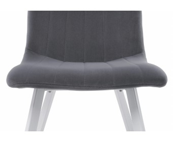 Стул на металлокаркасе Sling gray / white
