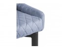 Стул на металлокаркасе Teo light blue / black в Набережных Челнах