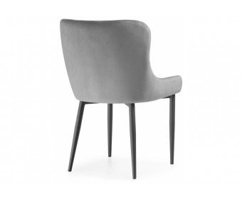 Стул на металлокаркасе Teo light gray / black