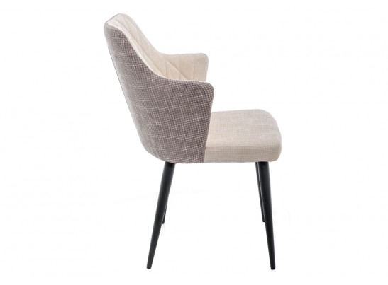 Стул Velen dark brown / beige fabric в Набережных Челнах