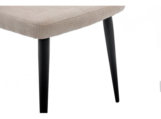 Стул Velen dark brown / beige fabric в Набережных Челнах