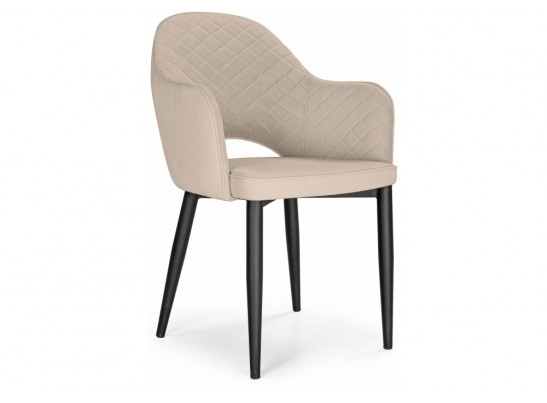 Стул на металлокаркасе Vener black / beige в Набережных Челнах