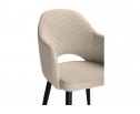 Стул на металлокаркасе Vener black / beige в Набережных Челнах