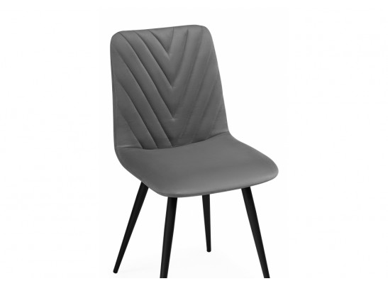 Стул на металлокаркасе Зиг темно-серый / черный в Набережных Челнах