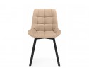 Стулья на металлокаркасе Челси 360 бежевый (ZD 210) / черный