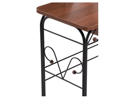 Туалетный столик Клео 3 черный / орех в Набережных Челнах