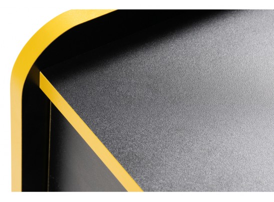 Тумба Ханна 33х50х60 черная / желтая в Набережных Челнах