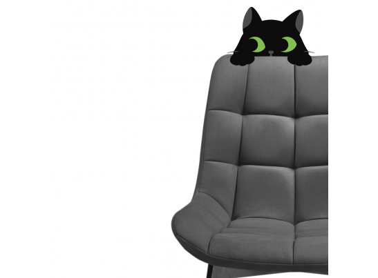 Комплект стульев Стронг 4 шт темно-серый / черный в Набережных Челнах