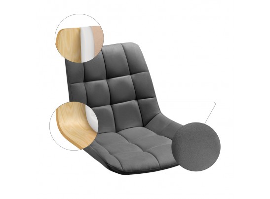 Комплект стульев Стронг 4 шт латте / черный в Набережных Челнах