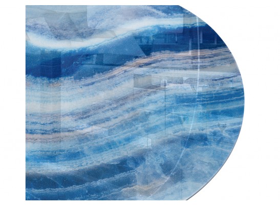 Журнальный столик Роб D-700 70х33 лазурит / черный в Набережных Челнах