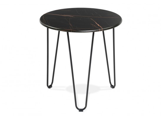 Журнальный столик Шани кварц черный / черный в Набережных Челнах