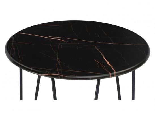 Журнальный столик Шани кварц черный / черный в Набережных Челнах