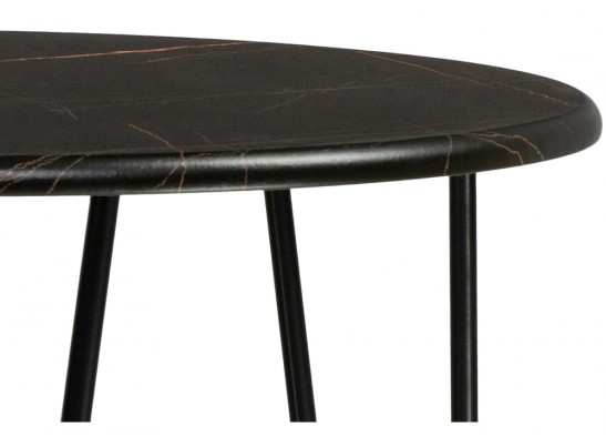 Журнальный столик Шани кварц черный / черный в Набережных Челнах