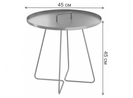Журнальный столик Sheffilton SHT-CT42 черный муар в Набережных Челнах