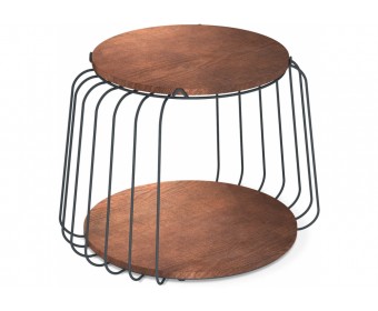 Журнальный столик Sheffilton SHT-CT70 кариф / антрацит