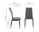 Стул Tod red / black