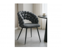 Стул на металлокаркасе Ball dark gray / black в Набережных Челнах