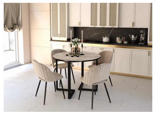 Деревянный стол SHT-T41/100-140 браун cтоун / черный в Набережных Челнах