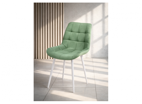 Стул на металлокаркасе Челси 360 К фисташковый (zd 651) / белый в Набережных Челнах