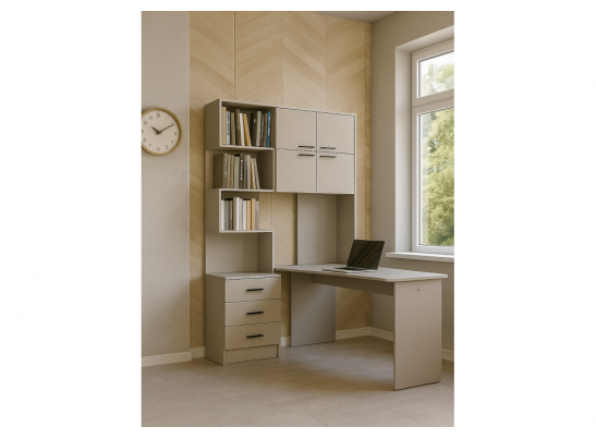 Компьютерный стол Эльброни правый кашемир в Набережных Челнах