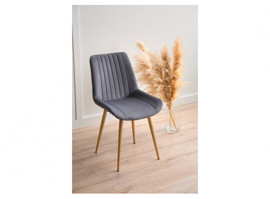 Стул на металлокаркасе Седа 360 темно-серый (zd 995) / золотой в Набережных Челнах