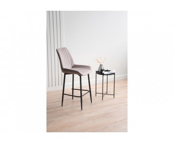 Полубарный стул Седа 360 латте (zd 290) / черный