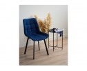 Стул на металлокаркасе Челси 360 П синий (zd 798) / черный в Набережных Челнах