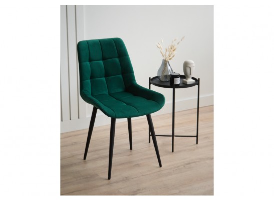 Стул на металлокаркасе Челси К зеленый (zd 667) / черный в Набережных Челнах