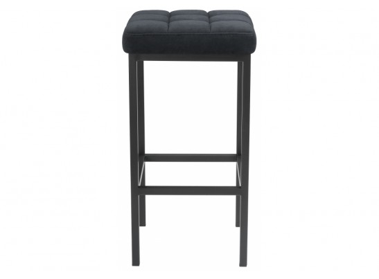 Барный стул Лофт ткань катания черный / черный матовы в Набережных Челнах