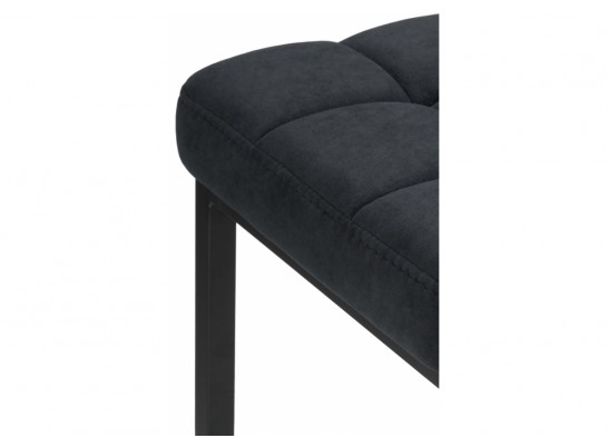 Барный стул Лофт ткань катания черный / черный матовы в Набережных Челнах