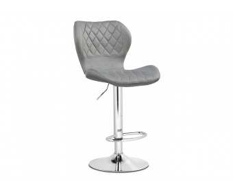 Барный стул Porch chrome / gray
