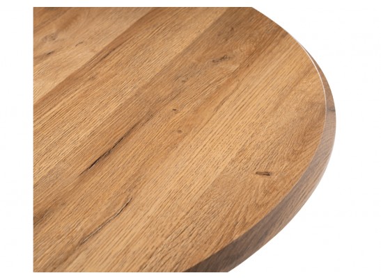 Деревянный стол Абилин 100х76 дуб вотан / черный матовый в Набережных Челнах