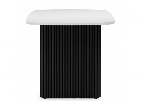 Деревянный стол Бавария B 180 х 90 белая пленка шагрень / черный в Набережных Челнах