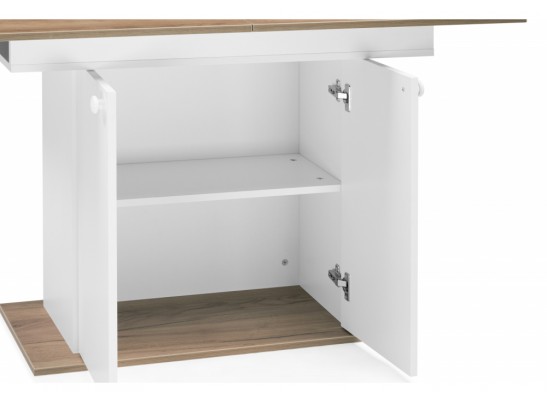 Деревянный стол Carla белый / крафт золотой в Набережных Челнах