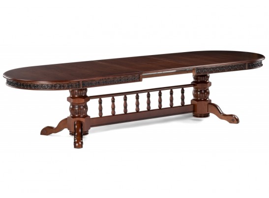 Деревянный стол Кассиль орех / коричневая патина в Набережных Челнах