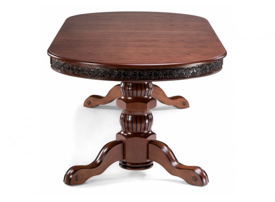 Деревянный стол Кассиль орех / коричневая патина в Набережных Челнах