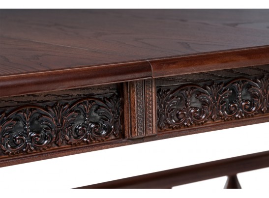 Деревянный стол Кассиль орех / коричневая патина в Набережных Челнах