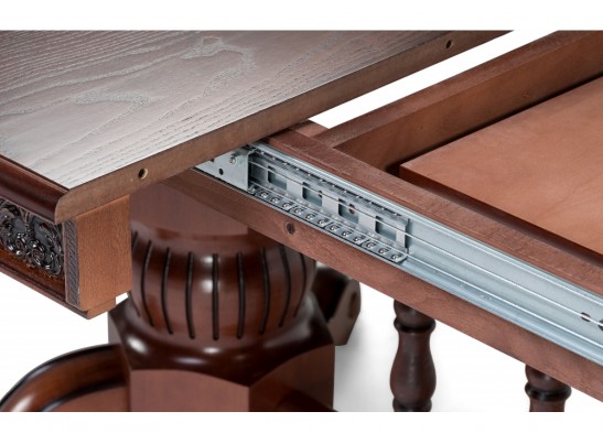 Деревянный стол Кассиль орех / коричневая патина в Набережных Челнах