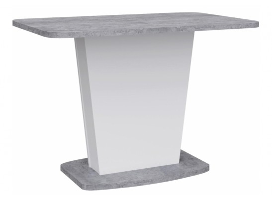 Деревянный стол Комфорт цемент светлый / белый в Набережных Челнах