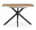 Деревянный стол Кортез 32 116(160)x77 раздвижной дуб табачный / черный в Набережных Челнах
