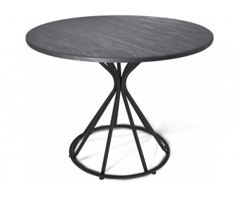 Деревянный стол SHT-TU4-1/90 черный муар / аменный уголь