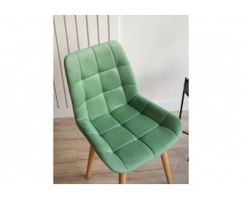 Деревянный стул Челси 360 фисташковый (zd 651) / светлое дерево