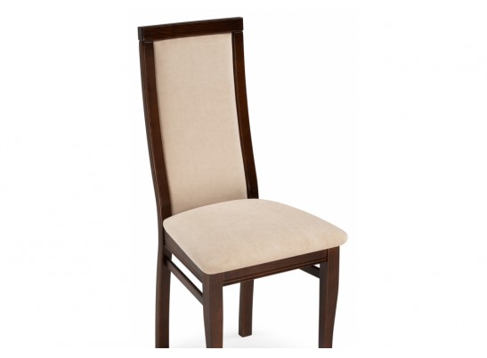 Деревянный стул Давиано велюр тедди 008 / орех темный в Набережных Челнах