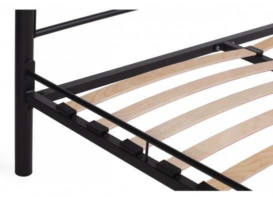 Двуспальная кровать Мэри 2 160х200 черная в Набережных Челнах