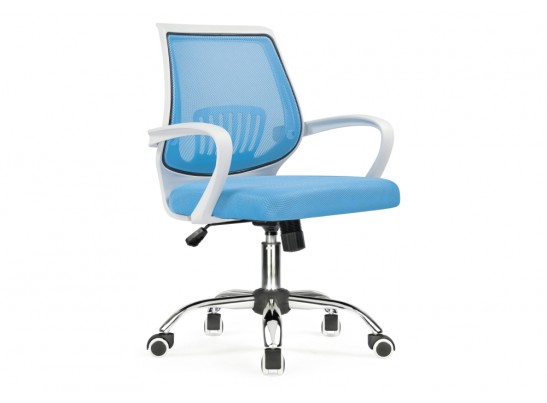 Компьютерное кресло Ergoplus blue / white в Набережных Челнах