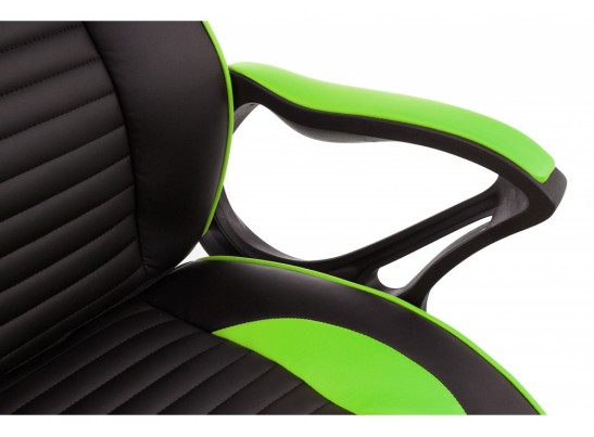 Компьютерное кресло Leon черное / зеленое в Набережных Челнах