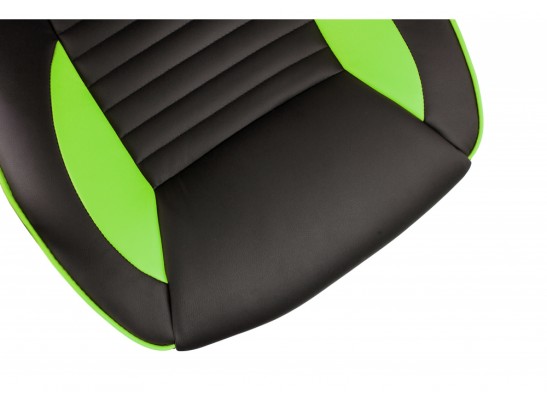 Компьютерное кресло Leon черное / зеленое в Набережных Челнах