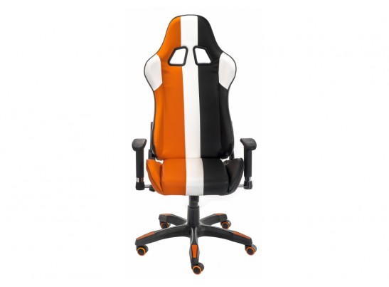 Компьютерное кресло line белое / оранжевое / черное в Набережных Челнах