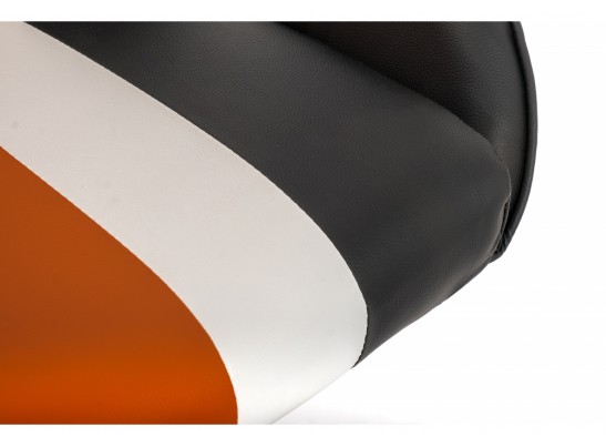 Компьютерное кресло line белое / оранжевое / черное в Набережных Челнах